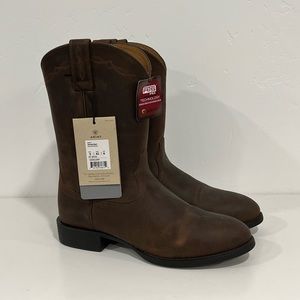 NWT Ariat Heritage Western Cowboy Roper Boots 9EE